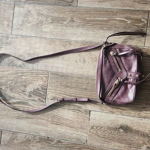 Botkier New York Dark Maroon Cross Shoulder Leather handbag